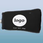 Funda Para Palo De Golf Logotipo simple y negocio de texto<br><div class="desc">Sencillo logotipo y texto personalizado para su empresa. Reemplace el logotipo y el texto por el propio personalizar. Utilícelos usted mismo,  dáselos a sus empleados y compañeros de trabajo,  venderlos a clientes y clientes o regalarlos como material promocional para inspirar la lealtad del cliente.</div>