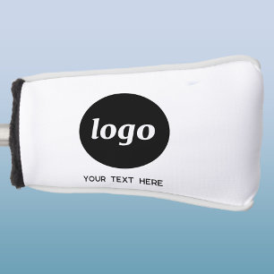 Funda Para Palo De Golf Logotipo simple y negocio de texto