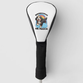 Funda Para Palo De Golf Los Bernedoodles De Unicornio Son Mágicos