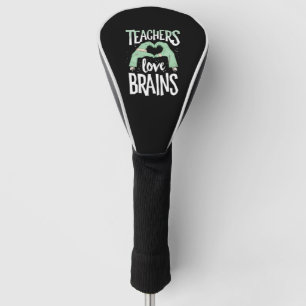 Funda Para Palo De Golf Los profesores aman los cerebros de Halloween Ropa