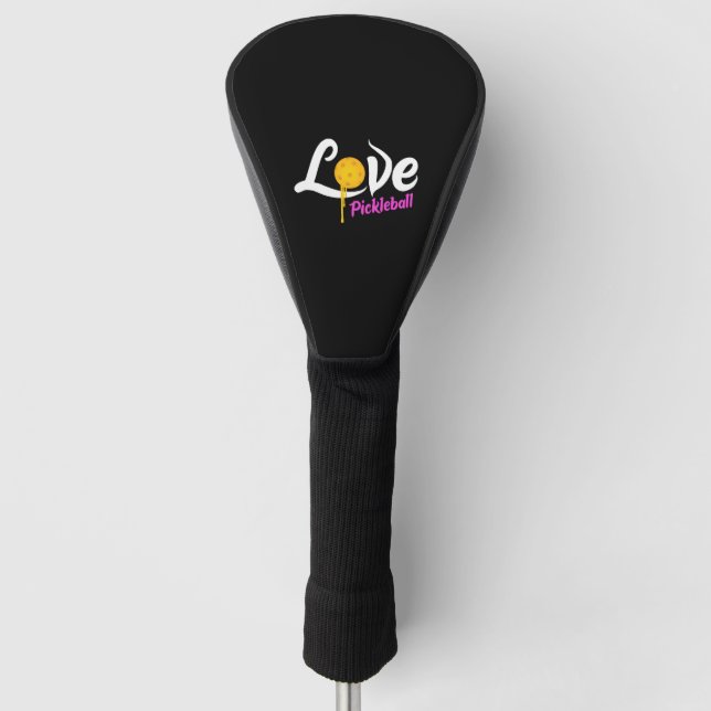 Funda Para Palo De Golf Love Pickleball (Anverso)
