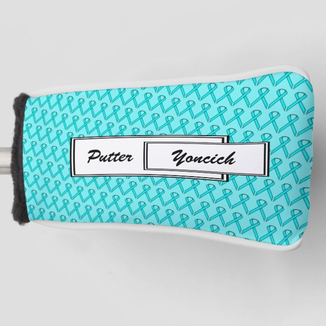 Funda Para Palo De Golf Lt Blue / Verde azulada Standard Ribbon por Kennet (Anverso)