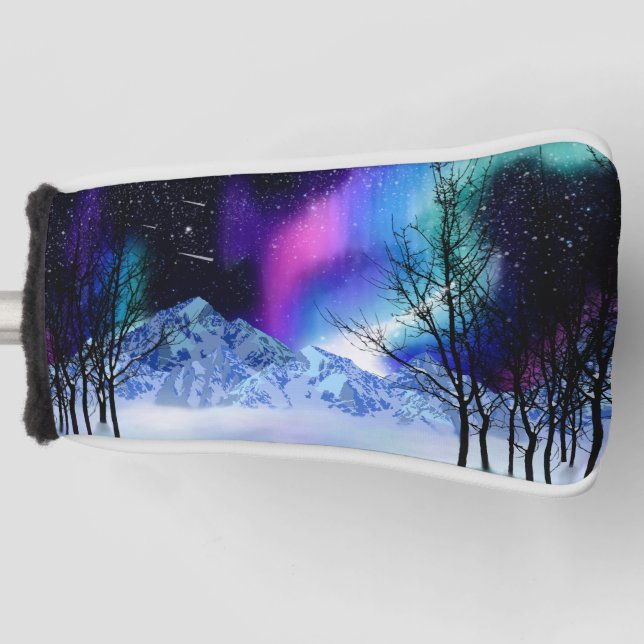 Funda Para Palo De Golf Luces de invierno (Anverso)