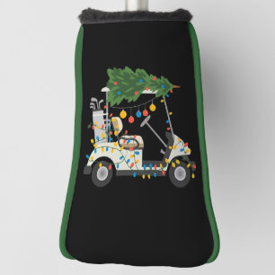 Funda Para Palo De Golf Luces de Navidad para Carrito de Golf Árbol de Nav