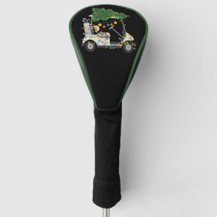 Funda Para Palo De Golf Luces de Navidad para Carrito de Golf Árbol de Nav