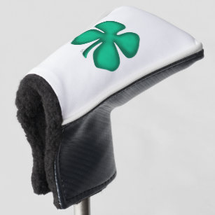 Funda Para Palo De Golf Lucky 4 Leaf Irish Clover protector de cabeza de p