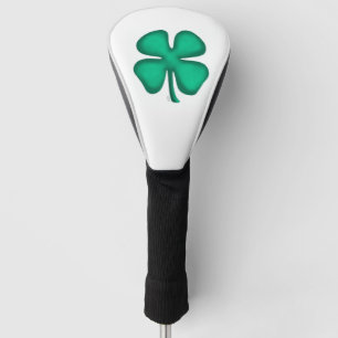Funda Para Palo De Golf Lucky 4 Leaf Irish Clover protector de cabeza del