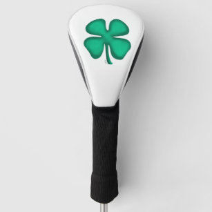 Funda Para Palo De Golf Lucky 4 Leaf Irish Clover protector de cabeza del 