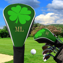 Funda Para Palo De Golf Lucky Irish Clover & Shamrock Golf monogramado