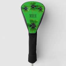 Lucky Irish Green Monogram Iniciales Personalizada
