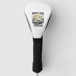 Funda Para Palo De Golf Luna Vintage Coche Gótico Clásico Auto Halloween D