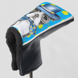 Funda Para Palo De Golf Lunar de Boston Terrier