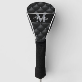 Funda Para Palo De Golf luxurious black design monogramed personalized