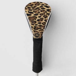 Funda Para Palo De Golf Luxury Leopard Skin Elegant Wild Animal Fur Design