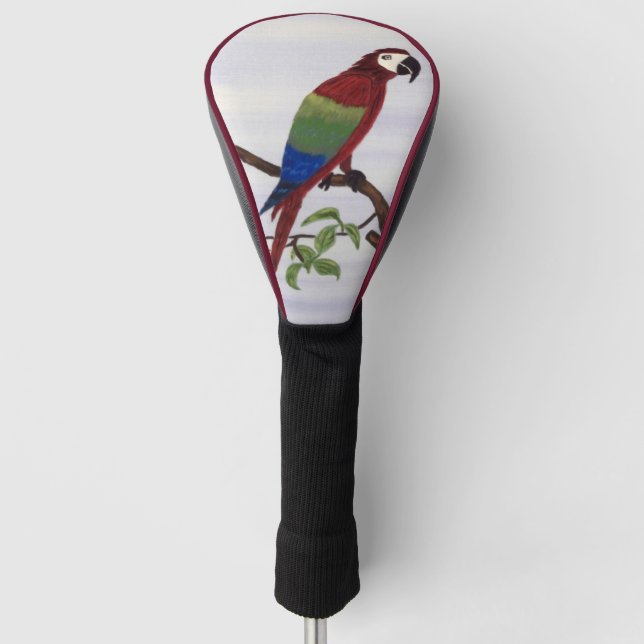 Funda Para Palo De Golf Macaw Parrot (Anverso)