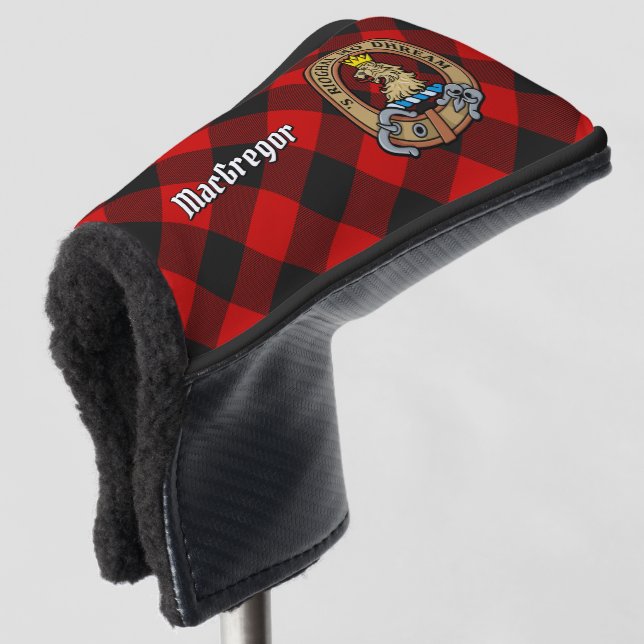 Funda Para Palo De Golf MacGregor Escudo sobre Rob Roy Tartán (Anverso 3/4)