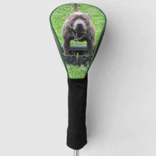 Funda Para Palo De Golf Macho adulto Terrier Staffordshire listo para juga