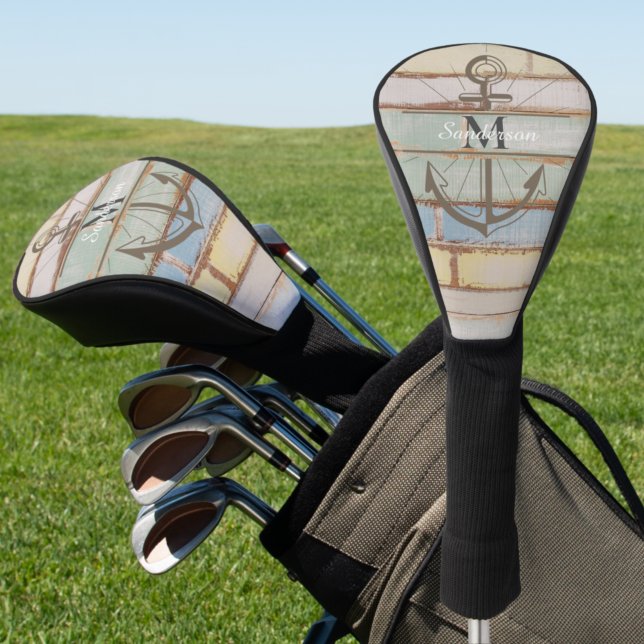 Funda Para Palo De Golf Madera costera Náutica Weathered Summer Beach (Subido por el creador)