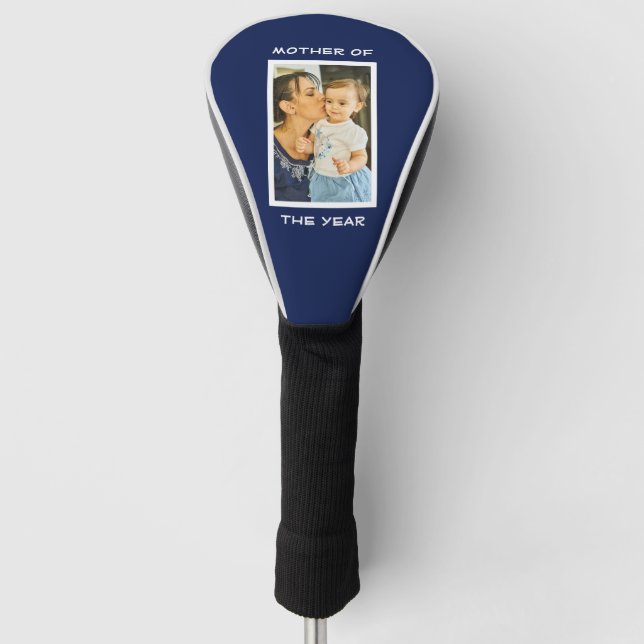 Funda Para Palo De Golf Madre Del Año Personalizado Personalizada Foto Mam (Anverso)