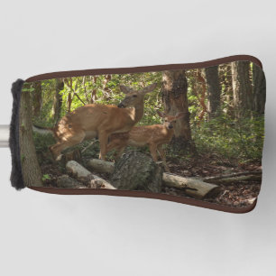 Funda Para Palo De Golf Madre y ciervo bebé en el Parque Nacional Shenando