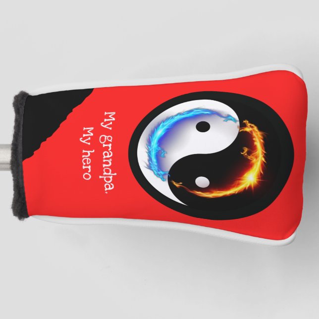 Funda Para Palo De Golf Magic Dragon fantasy art (Anverso)