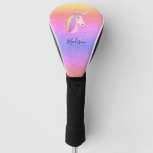 Funda Para Palo De Golf Magnífico Purpurina nipono arcoiris personalizado
