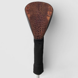 Funda Para Palo De Golf Mahogany Alligator Classic Reptile Leather (Faux)