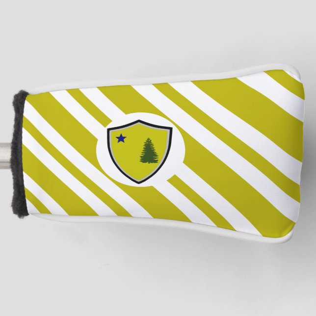 Funda Para Palo De Golf Maine(Bandera de 1901) (Anverso)