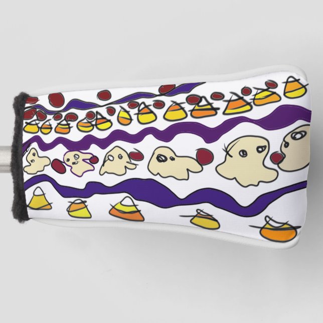 Funda Para Palo De Golf Maíz dulce y fantasma (Anverso)
