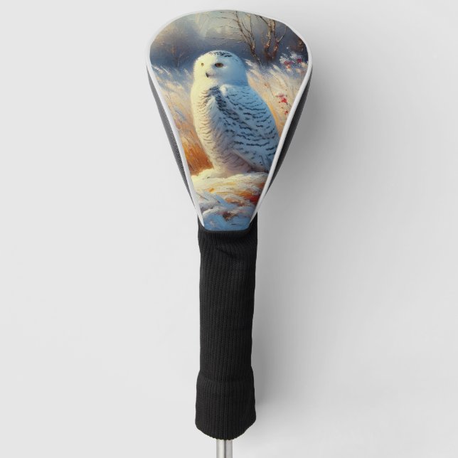 Funda Para Palo De Golf Majestuosa lechuza en la selva (Anverso)