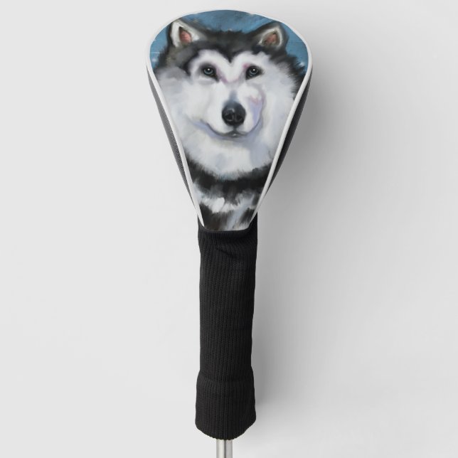 Funda Para Palo De Golf Malamute de Alaska (Anverso)