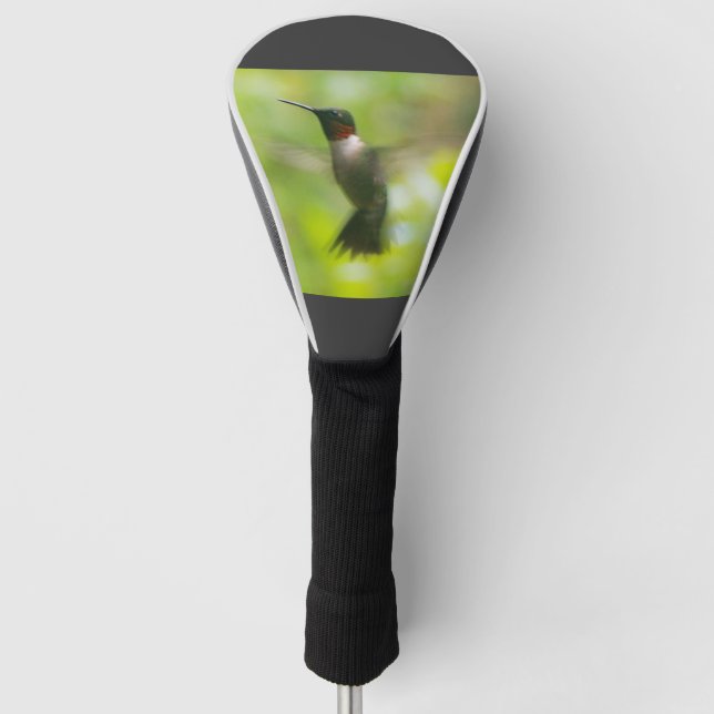 Funda Para Palo De Golf Male Ruby Throat Hummingbird (Anverso)