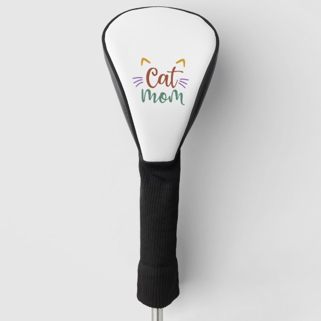 Funda Para Palo De Golf Mamá de gato (Anverso)