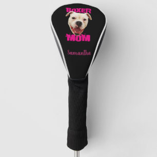 Funda Para Palo De Golf Mamá del perro del boxeador