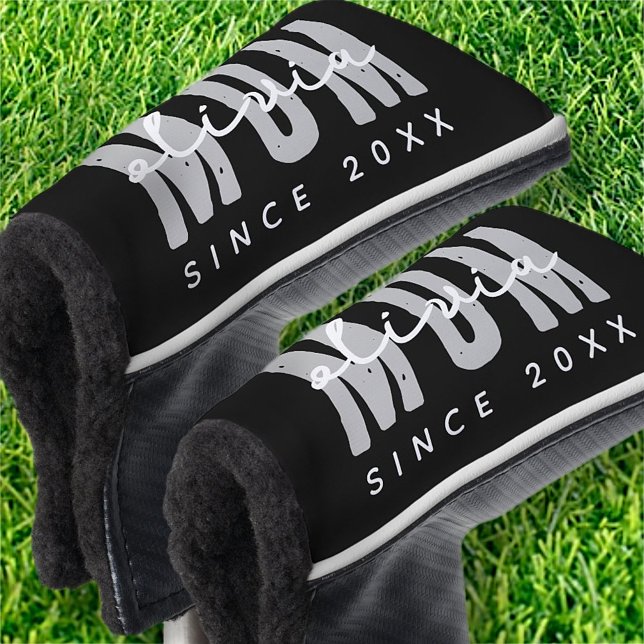 Funda Para Palo De Golf Mamá desde el 20XX Preppy simple moderno (Subido por el creador)