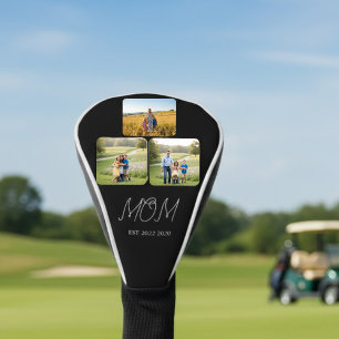 Funda Para Palo De Golf Mamá Estableció Escritura Negra Foto 3