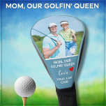 Funda Para Palo De Golf Mamá, la foto de nuestro Personalizado reina de Go<br><div class="desc">Personalizado foto portada de golf con foto personalizada y mensaje — esta es realmente especial para mamá. (Puede sugerir que canta "Dancin' Queen" mientras camina hasta el tee) Personalizar estas tapas de cabeza de golf con su foto familiar favorita. Un gran regalo y hará que el día de mamá sea...</div>