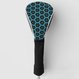 Funda Para Palo De Golf Mandala azul eléctrica
