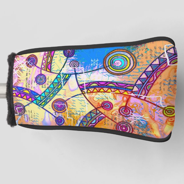 Funda Para Palo De Golf Mano dibujada por EDDArt - Dream Scale 1 (Anverso)