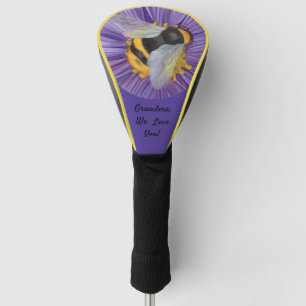 Funda Para Palo De Golf Manosee el regalo de la abeja para su acuarela