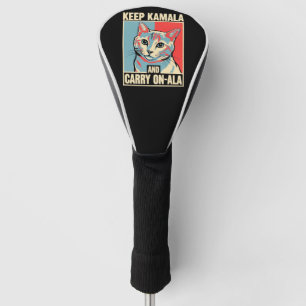 Funda Para Palo De Golf Mantén a Kamala y Sigue Adelante-A-La LA Kamala Ha
