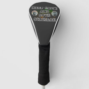 Funda Para Palo De Golf ¡Mantengan la calma y amen a los gorilas!