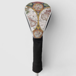 Funda Para Palo De Golf Mapa antiguo antiguo inspirado (12)