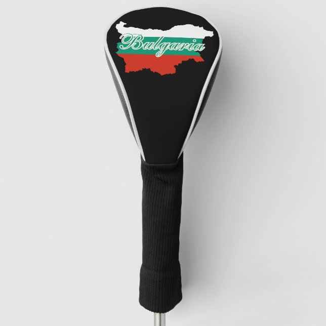 Funda Para Palo De Golf Mapa de bandera de Bulgaria (Anverso)