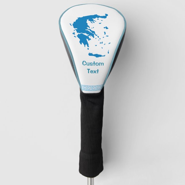 Funda Para Palo De Golf Mapa de Grecia (Anverso)