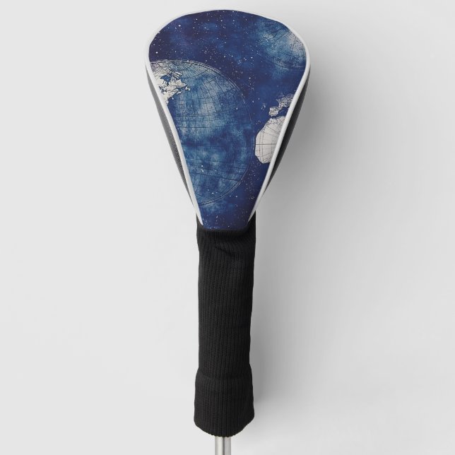 Funda Para Palo De Golf Mapa del mundo de la época celestial (2) (Anverso)