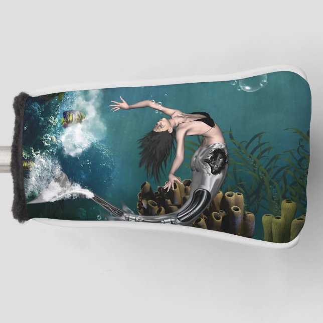 Funda Para Palo De Golf Maravillosa sirena de vapor (Anverso)