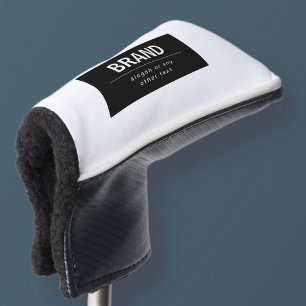 Funda Para Palo De Golf Marca o nombre comercial moderno negrita Blanco