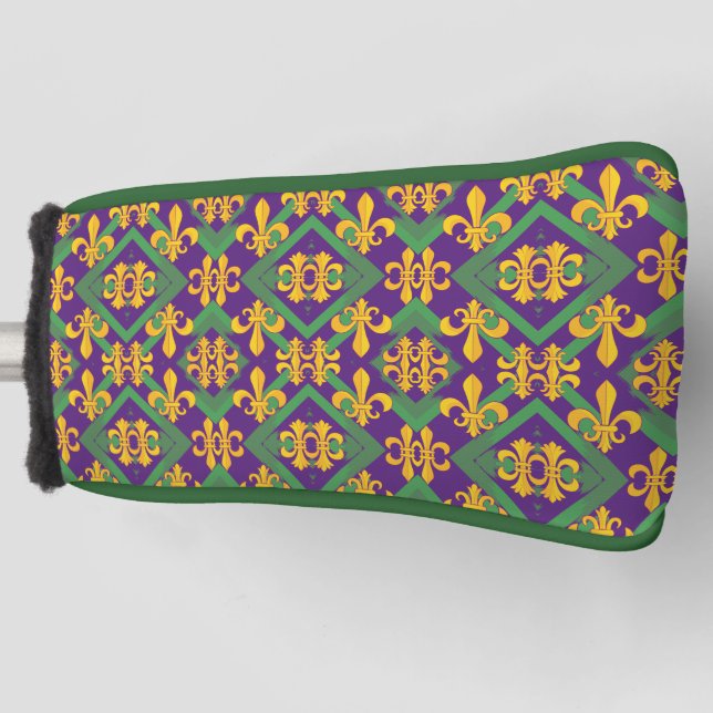 Funda Para Palo De Golf Mardi gras fleur di Lis (Anverso)