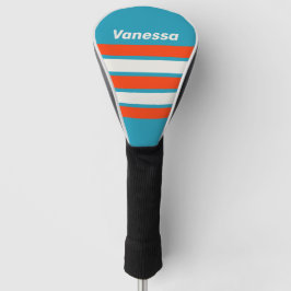 Funda Para Palo De Golf Marea del Atardecer Retro se Precipita a Través de